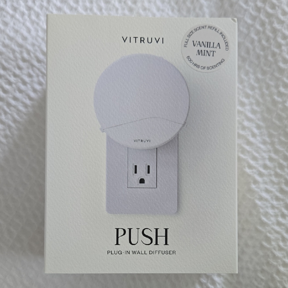 Vitruvi Push Plug-In Wall Diffuser - White